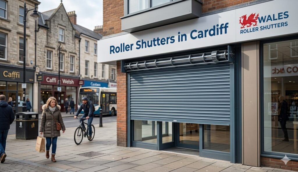 Reliable roller shutters in Cardiff installed for commercial and industrial properties with strong security features