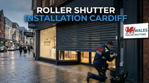 Roller Shutter Installation Cardiff for commercial shopfront security